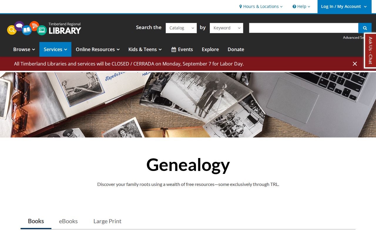 Olympia city directory genealogy resources at Timberland Regional Library